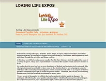 Tablet Screenshot of lovinglifeexpo.com